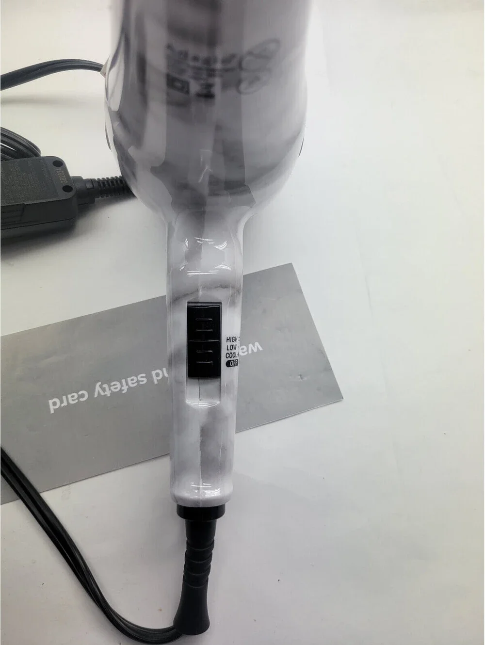 Adagio Professional 2500 Blow Dryer Hair Dryer - Marbled Grey / White  **NWOB**